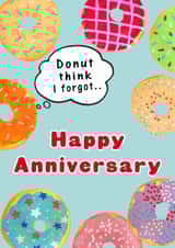 donuts food Anniversary Card 20474 created by beacapomaggidesign