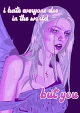 Euphoria Jules vaughn Valentines Day Card 47345 created by livoodle