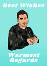 Best wishes David Rose Schitt's Ceek card created by The Queer Store