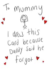 Daddy forgot to get this cars created by Never Basic Club