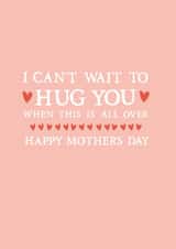 hug lockdown Mothers Day Card 26316 created by Zoe Brennan