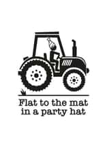 tractor flat Birthday Card 19627 created by Blossom Paper Co