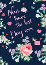 flowers floral Birthday Card 2421 created by Siobhan at april rose