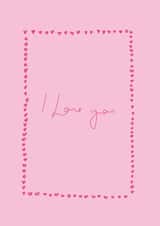 i love you love Valentines Day Card 16921 created by Lucy McCabe