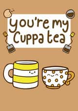 cuppa tea Valentines Day Card 17163 created by Chess Pearson