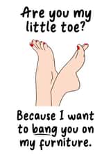 Cheeky chat-up line card created by This is Awesome