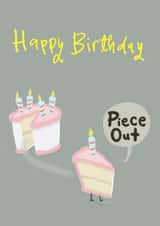 Cake Piece Birthday Card 19607 created by Scott Nelson