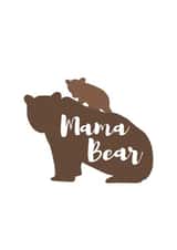 bear cub Mothers Day Card 17011 created by @sammie.illustrates