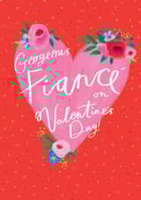 gorgeous fiance Valentines Day Card 19851 created by Sam Wilson