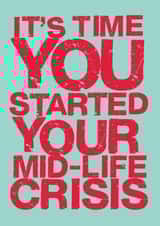 started mid-life Birthday Card 18905 created by @alocalradgie