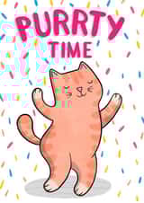 Purrty Time created by Drawn to Cats