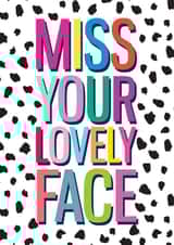 miss you lovely Love & Friendship Card 21575 created by Big Al Graphics