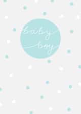 baby shower it's a boy New Baby Card 19813 created by Amber Jane