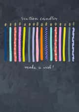 make a wish candles Birthday Card 4330 created by Claire Lefevre