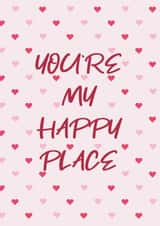 happy place Valentines Day Card 21586 created by Zooone