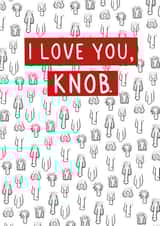 Rude Love Valentines Day Card 21588 created by Interruptedsloth