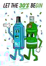 confetti alcohol Birthday Card 21565 created by Magicoscards