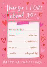 things love Valentines Day Card 19852 created by Sam Wilson