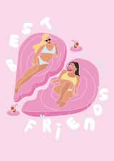 galentine's day galentines Birthday Card 21599 created by Absolutely Adela