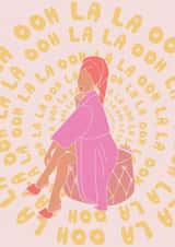 ooh la la Relaxing Just because Card 21601 created by Absolutely Adela