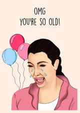 kim kardashian omg  Birthday Card 20810 created by Poppy & Mabel 