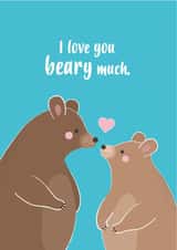 I love you beary much created by Charli Tait Creative