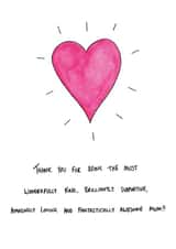 thank you wonderful Mothers Day Card 42319 created by Sally Wilkinson