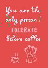 coffee espresso Valentines Day Card 47356 created by Smuug