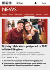 Personalised Birthday Photo Card created by Cards from Designers - Funny News Birthday Personalised Photo Card 20035