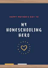 mum  homeschool Mothers Day Card 36088 created by Pique Design