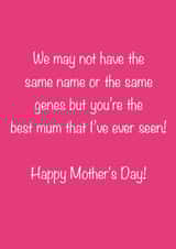 name genes Mothers Day Card 10228 created by Fee Fee