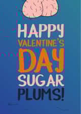 sugar plums Valentines Day Card 24777 created by Paul O'Connor