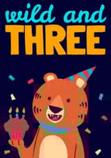 wild tiger Birthday Card 21643 created by Evezee