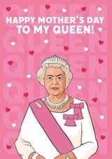 the queen mum Mothers Day Card 17135 created by Guilty Cards