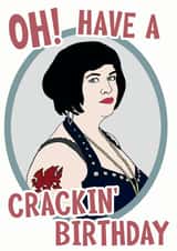 crackin nessa Birthday Card 21680 created by The Pug Cartel