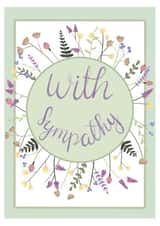 typography with Sympathy Card 21681 created by Jess Hancock