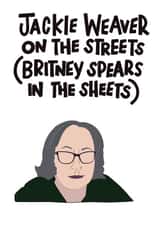 Jackie Weaver Funny Valentines Day Card 40979 created by Sophie Killingley