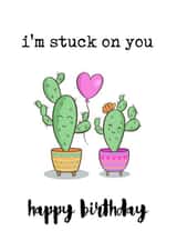 stuck i'm Birthday Card 39983 created by Prickly Pear Design