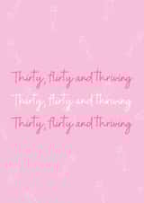 13 going on 30 Film/TV/Netflix Birthday Card 16281 created by Molly Cards UK