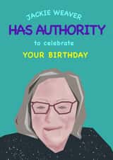 Jackie Weaver Birthday Card 38605 created by Natalie Mooney