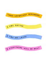 Sweet supportive card to send to a loved one. created by Jessica Rachel Sharp