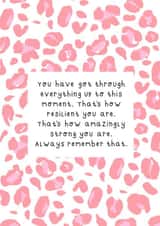 Supportive card for a friend. created by Jessica Rachel Sharp