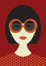 fashion fashionable Love & Friendship Card 26249 created by Gail Myerscough