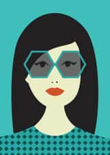 trendy fashion Love & Friendship Card 26253 created by Gail Myerscough