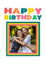 Personalised Birthday Photo Card created by Giddy Kipper - Cute Personalised Photo Card / Birthday Card