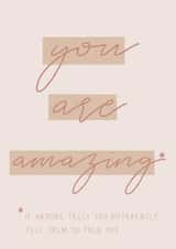 amazing fuck off Love & Friendship Card 14764 created by Caitlin Hollick