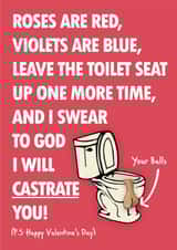 roses are Valentines Day Card 39623 created by Megapixels Graphix