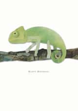 chameleon animals Birthday Card 18679 created by Susie Thomas