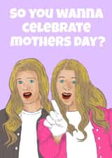 White chicks White Mothers Day Card 21213 created by Perfectly Okay