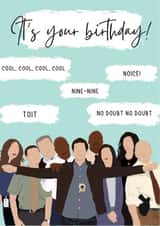 Happy Brooklyn 99 Birthday created by Swisa Creates